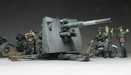 Cañon Aleman 88mm Tamiya  Escala 1:35 Amable Tanque