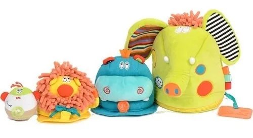 comprar Peluche Safari Dolce Toys Sonido Mordillo Didactico Bebes