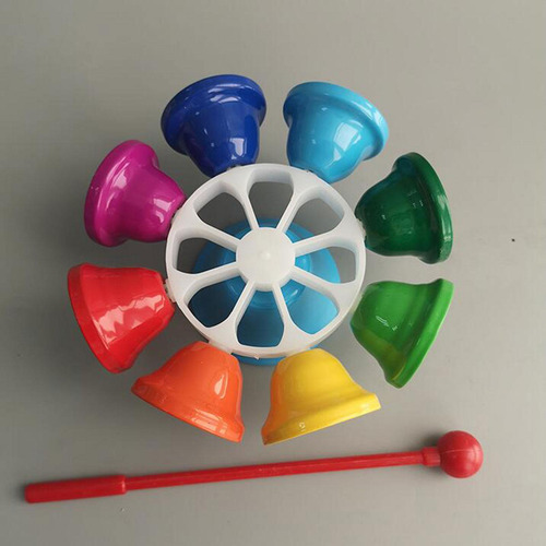 Campana De Mano De 8 Notas Para Niños, Juguete Educativo