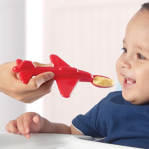 Cuchara Para Comida De Niño Niña En Forma De Avión 