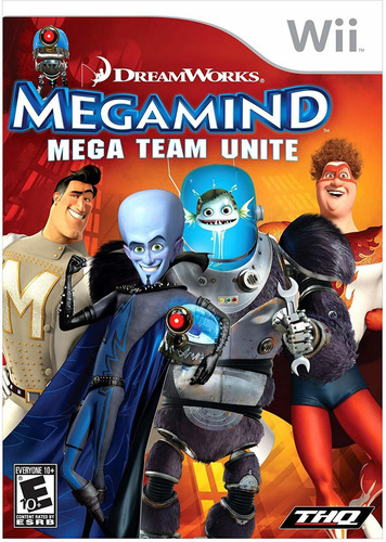Jogo Megamind Mega Team Unite Nintendo Wii Midia Fisica