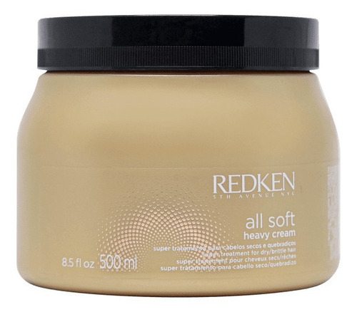 Redken All Soft Heavy Cream - Máscara De Hidratação 500ml