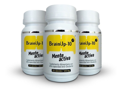 Imagen 1 de 2 de Vitamina Brainup10 Pack 3 Meses/antioxidante Shilajit Andino