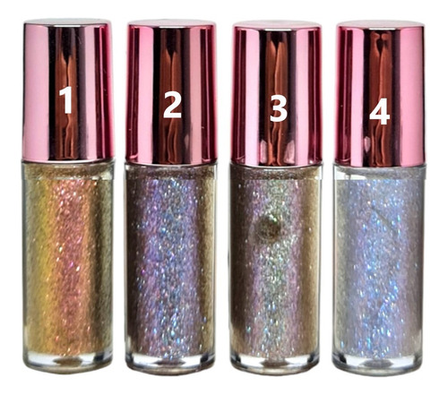 4 Gloss Glossy Lips Obsidian Hb7200 Ruby Rose Atacado