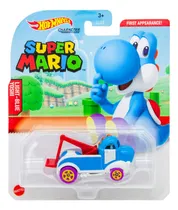 Comprar Yoshi Azul Hot Wheels Character Cars Super Mario Bros Mattel