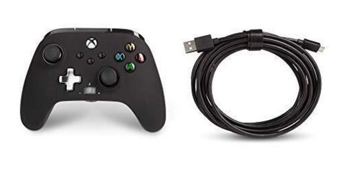 Joystick Control Xbox Powera Cableado Negro