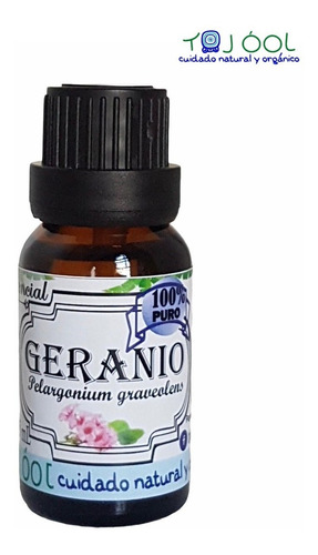 Aceite Esencial Geranio 100% Puro Natural Orgánico 15ml O 