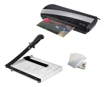 Comprar Termolaminadora Oficio + Guillotina A4 + 100 Micas Carnet Aa