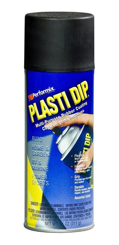 Plasti Dip Negro Multiuso Revestimiento Goma 11oz 1 Und