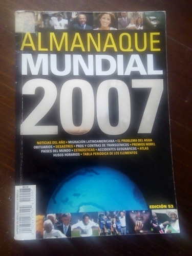 Almanaque Mundial Año-2007 Editorial Televisa México Edic 53