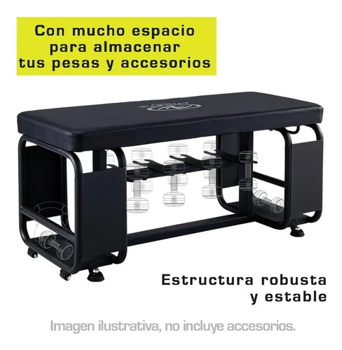 Banco Para Ejercicio Con Rack Pesas Athletic Works Wmsb-682