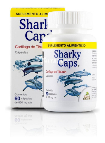 Suplemento En Cápsulas Salud Natural Sharky Caps En Frasco 60 Un