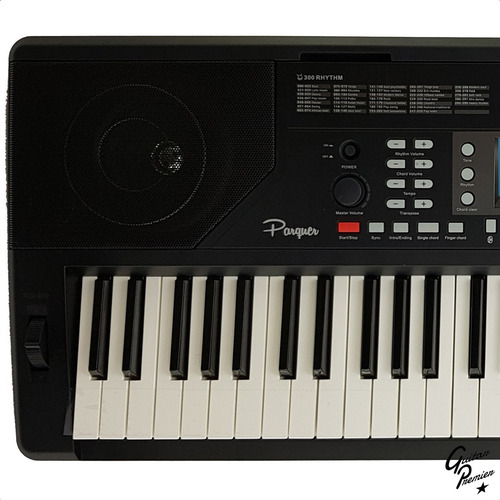 Imagen 7 de 10 de Organo Teclado Sensitivo Piano Usb + Atril + Fuente Ek61207