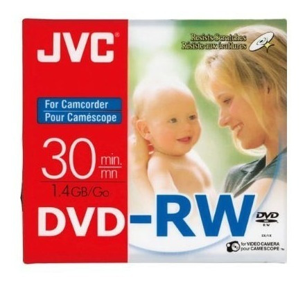 Mini Dvd-rw Jvc 1.4gb-30min Regrabable.oferta Caja 10 Unidad