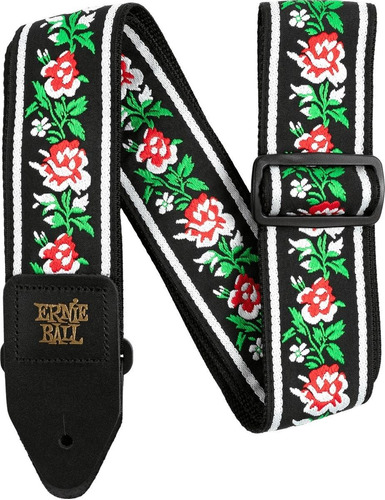 Correa Ernie Ball Para Guitarra Eléctrica Winter Rose Strap