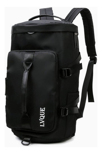 Mochila Guarda Zapatilla Se Hace Bolso Deportivo Impermeable Negro