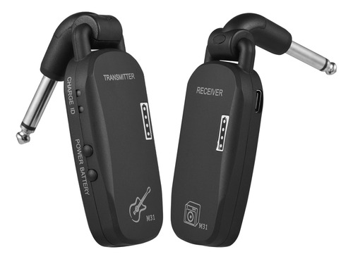 Transceptor Inalámbrico Guitar Wireless Bass Rx Audio Portab