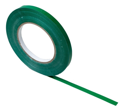 5 Rollos De Cinta Adhesiva De Pvc De 3/8 X160mts Colores Color Verde