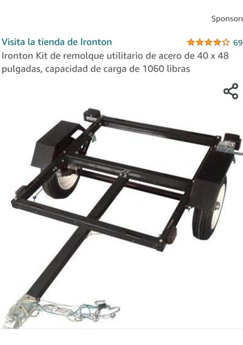 Imagen 7 de 7 de Trailer Para Moto (original Ultraliviano)