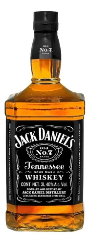 comprar Whisky Jack Daniels Old No 7 Brand 40% de alcohol 3 litros