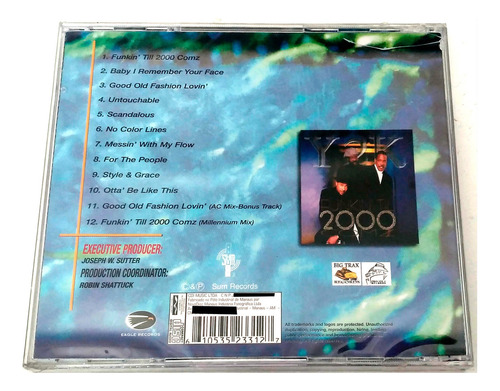 Cd The Gap Band Y2k Funkin Till 2000 Comz 1999 Lacrado Versão Do Álbum Remasterizado