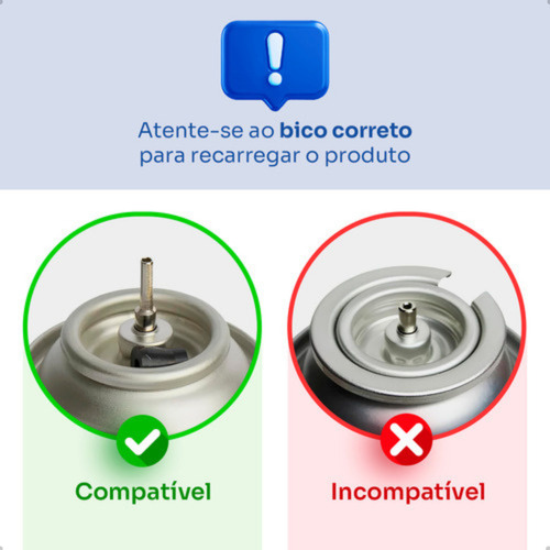 Mini Maçarico Portátil Recarregável Com Regulador De Chamas
