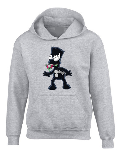 Buzo Bart Simpson Venom  Saco Capota Deportivo 