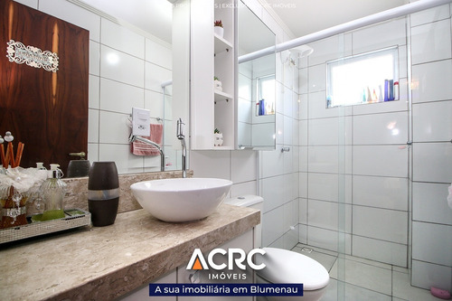 Imagem 11 de 20 de Acrc Imóveis - Amplo Apartamento Semimobiliado Com Ar Condicionado Para Venda No Bairro Badenfurt - Ap03899 - 68658211