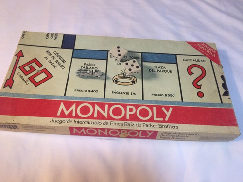  Monopoly Parker Brothers Vintage Juego De Mesa 70s