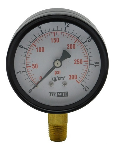 Manometro Dewit Modelo 11/63/21 Rango 0-21 Kg/cm2
