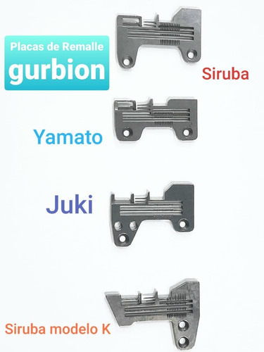 Planchuela Placa Gurbion P/ Todas Marcas Juki Siruba Yamato