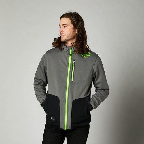 Imagen 2 de 4 de Chaqueta Lifestyle Softshell Barricade Gris Fox-