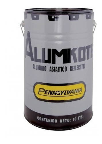 Aluminio Reflectivo Asfáltico Alumkote Pennsylvania 1 Litro