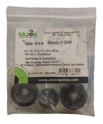 Kit Gomas Cilindro De Freno Fiat 131 / 132 Tipo Cubeta 7/8