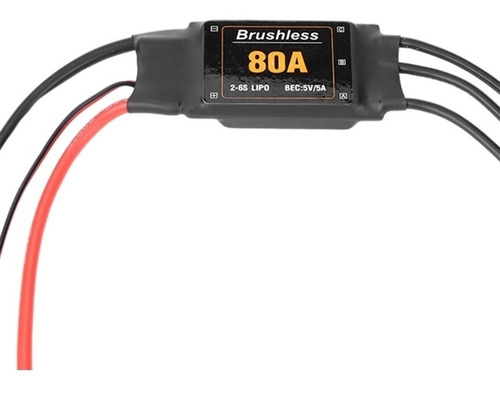 80a Brushless Esc Para Componentes De Peças De Brinquedos