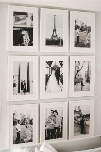 Imagen 2 de 3 de Cuadro Cuadrado Con Foto Personalizada - 20x20 Cm