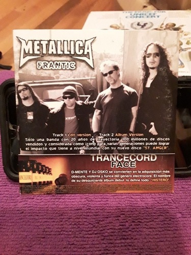 Metallica Frantic Cuidado.de Coleccion