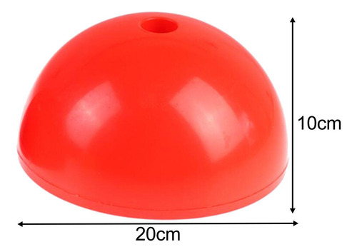 Base De Marcador Para Entrenamiento De Fútbol Rojo Normal
