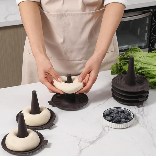 Juego De Moldes De Rosquilla,4 Moldes De Pasteles Para Bagel