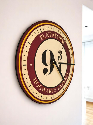 Reloj De Pared Analógico Nochtterna Harry Potter Plataforma