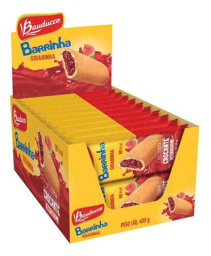 Barrinha Goiabinha 20 Unidades 30g Bauducco