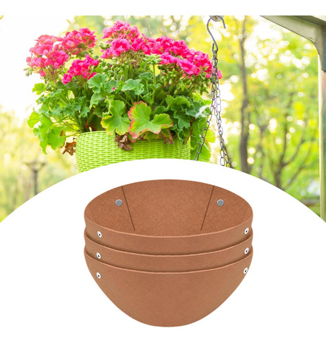 3 Piezas De Plantador De Fieltro De La Del 12 Pulgadas
