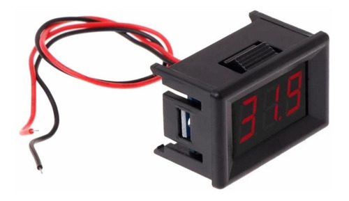 Voltímetro Medidor Digital Led Universal 12v Carros Rusticos