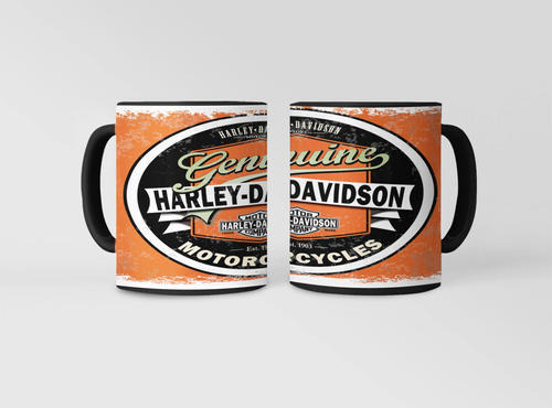 Taza Magica Harley Davidson Vintage 02