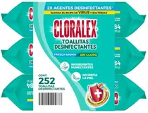 Comprar Toallitas Desinfectantes Cloralex 3 Paquetes 252 Pz Total