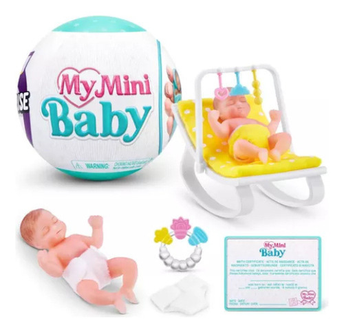 My Mini Baby Zuru 5 Surprise Bebe Silicona Blanda Misteriosa