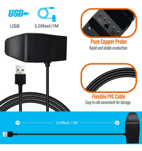 Stone For Garmin Tt15 T5 Cargador De Repuesto Para Perro Lad