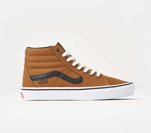 Tênis Skate Sk8 Hi Duck Canvas Golden Brown Unissex.