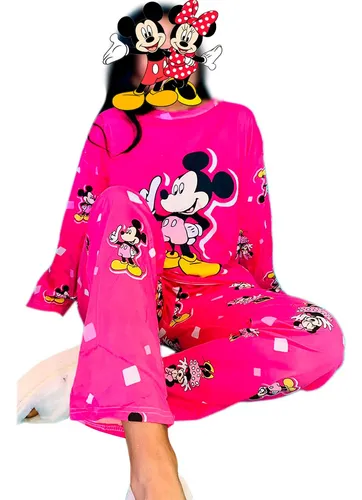 Pijama Mujer Mickey Mouse Disney Blusa + Pantalon 9294