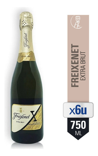 Combo Champagne Freixenet Extra Brut 750 Ml X6 U